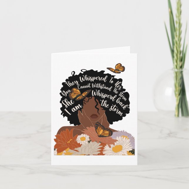 They Whispered To Her You Cannot Withstand The Sto Card (Front)