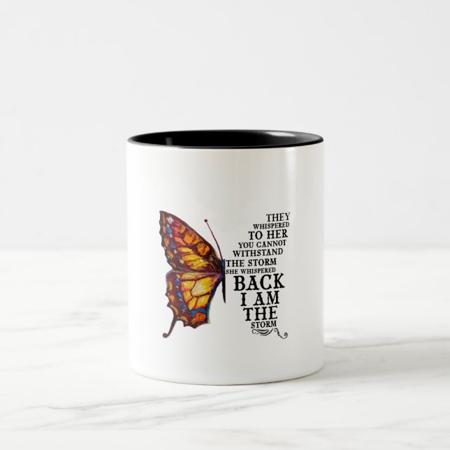 They Whispered To Her You Cannot Withstand Two-Tone Coffee Mug (Center)
