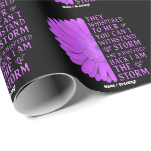 They Whispered To Her You Cant Withstand The Storm Wrapping Paper
