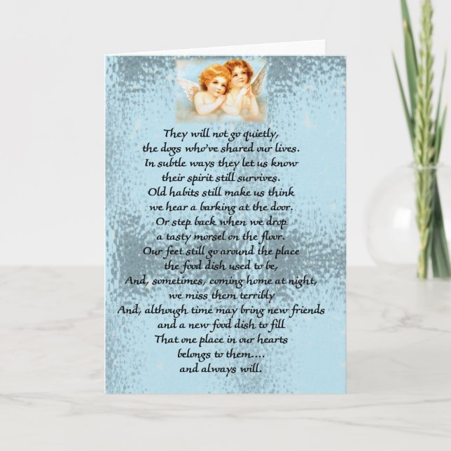 They Will Not Go Quietly Card (Front)