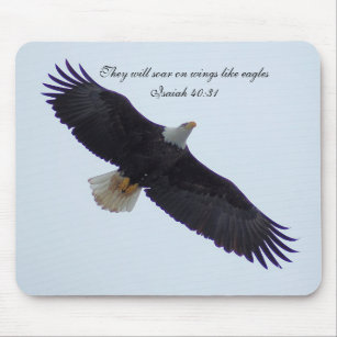 They will soar on wings like eagles mouse mat