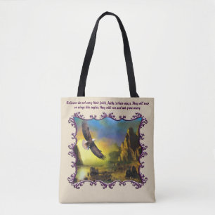 They will soar on wings like eagles tote bag