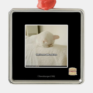 they'll never find meh here metal tree decoration