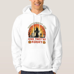 Theyre Creepy Kooky Halloween Witch Graveyard Pump Hoodie