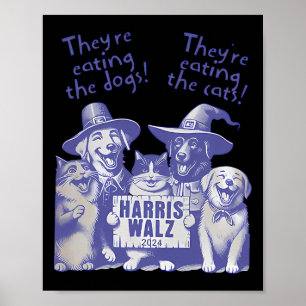 They're Eating Dogs! Theyre Eating Cats! Vote Kama Poster