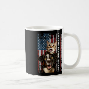 They're Eating The Dogs Cats Pets Save Our Pets Tr Coffee Mug