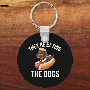 They're Eating The Dogs Donald Trump Debate 2024 Key Ring