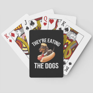 They're Eating The Dogs Donald Trump Debate 2024  Playing Cards