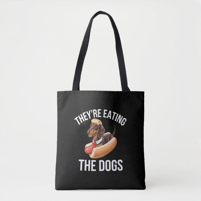 They're Eating The Dogs Donald Trump Debate 2024  Tote Bag (Front)