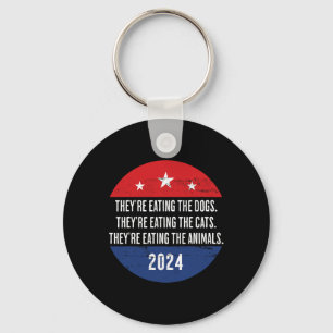 They're Eating The Dogs They're Eating The Cats Tr Key Ring