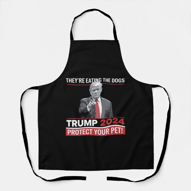 They're Eating The Dogs Trump 2024 Debate  Apron (Front)