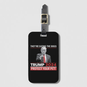 They're Eating The Dogs Trump 2024 Debate  Luggage Tag