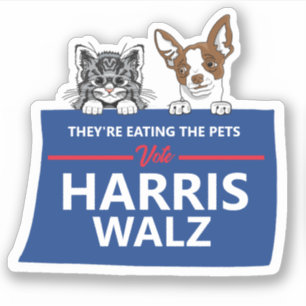 They're eating the pets - Vote Harris Walz
