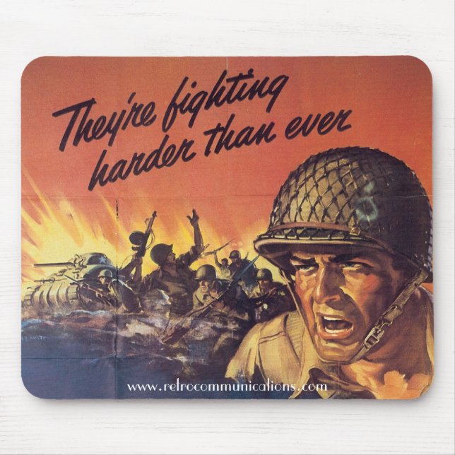 "They're Fighting Harder Than Ever" Mouse Mat (Front)