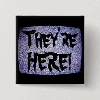 They're HERE! 15 Cm Square Badge