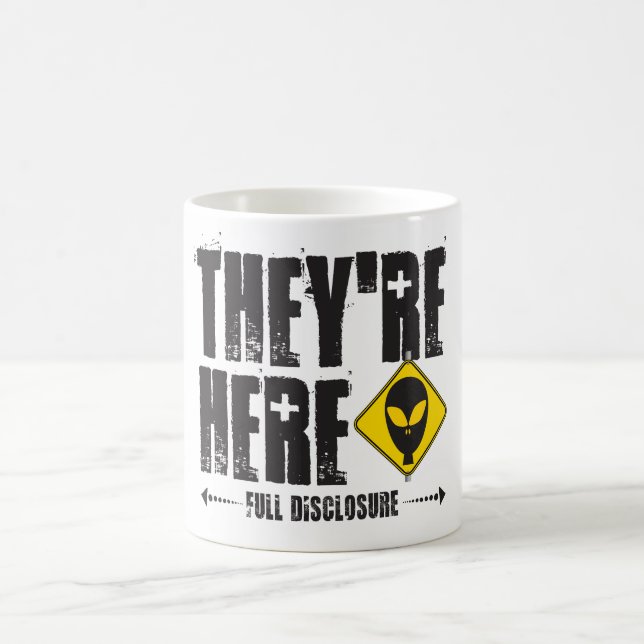 They're Here Coffee Mug (Center)