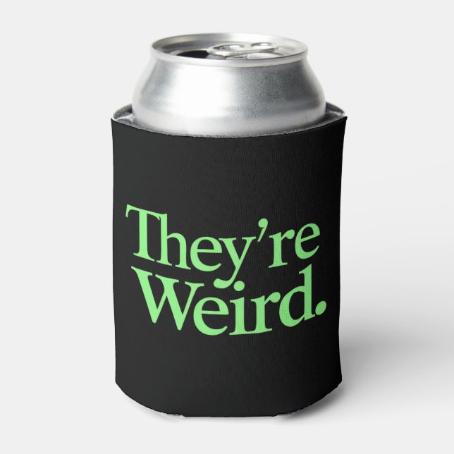 They're Weird 2024 Election President Harris Trump Can Cooler (Can Front)