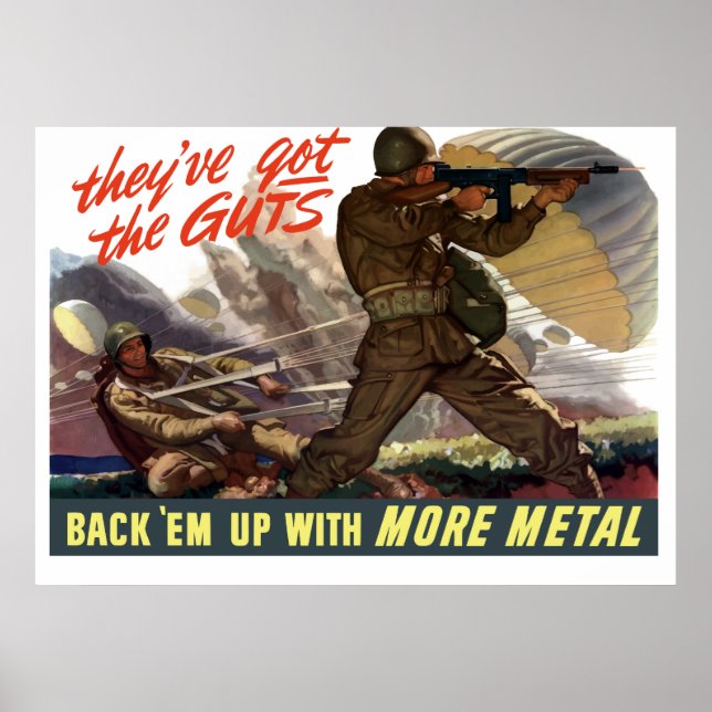 They've Got The Guts -- WW2 Poster (Front)