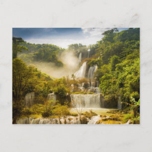 Thi Lor Su Waterfall Thailand Postcard