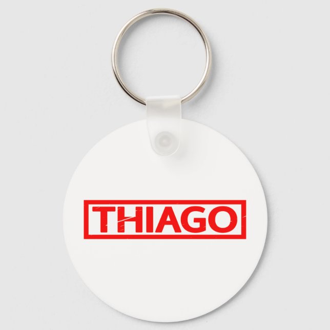 Thiago Stamp Key Ring (Front)