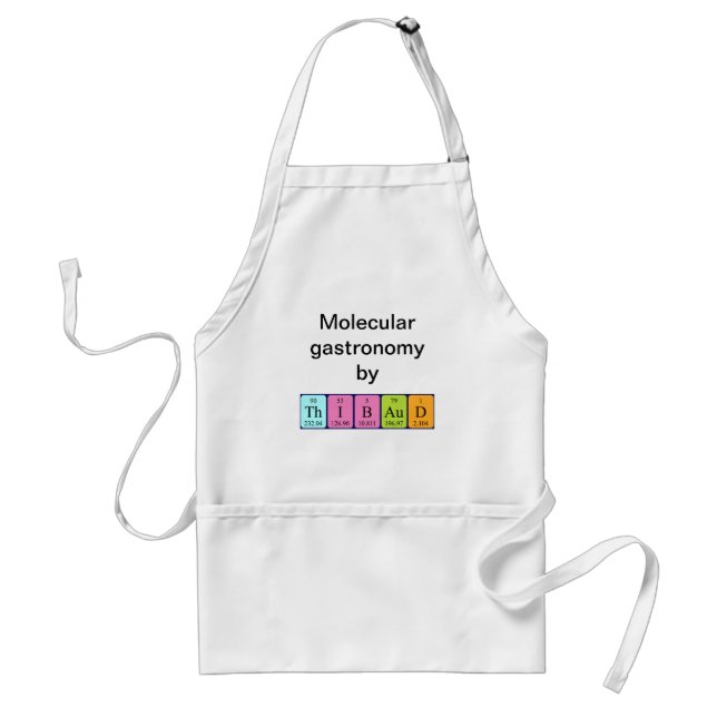Thibaud periodic table name apron (Front)