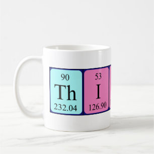 Thibaud periodic table name mug