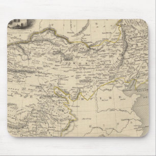 Thibet, Mongolia, and Mandchouria Mouse Mat
