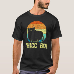 Thicc Boi Chonk Cat Meme Fat Kitty Kitten Lover Ov T-Shirt