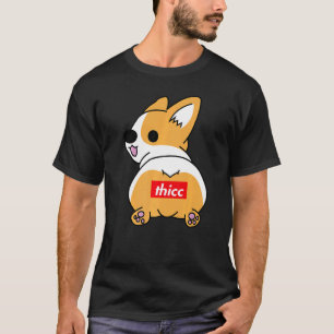 Thicc Corgi Butt Dog Corgi Present T-Shirt