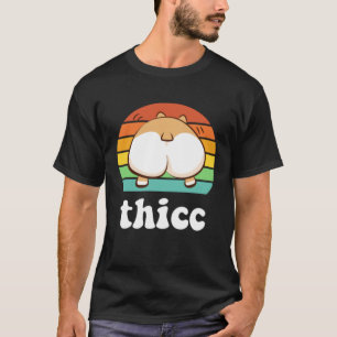 Thicc Corgi Extra Thick Dogs Cute Workout Lifting T-Shirt