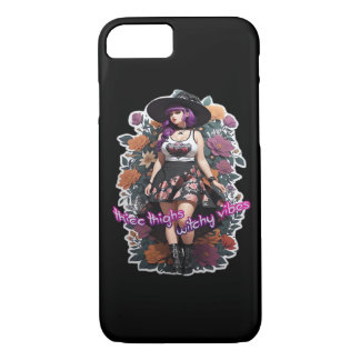 Thicc Thighs Witchy Vibes - Whimsigoth Witch-Core  iPhone 8/7 Case
