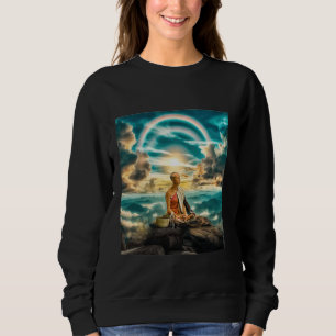 Thich Minh Tue Buddha monks Moving Across the Viet Sweatshirt