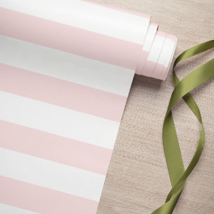Thick Pink Stripes Wrapping Paper