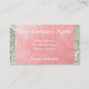 Thick Soapy Water 1256 Pink Business Card