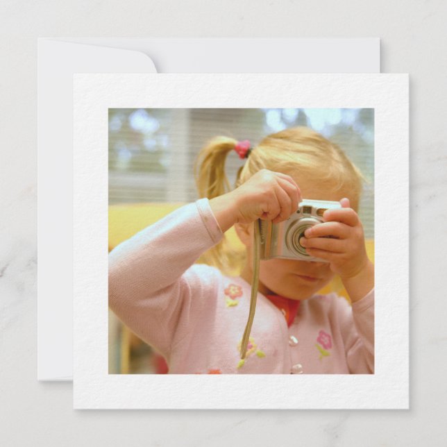 Thick Square HD Photo Print With White Border (Front)