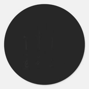 Thick Thighs And , Funny Saying Quote Gift Classic Round Sticker