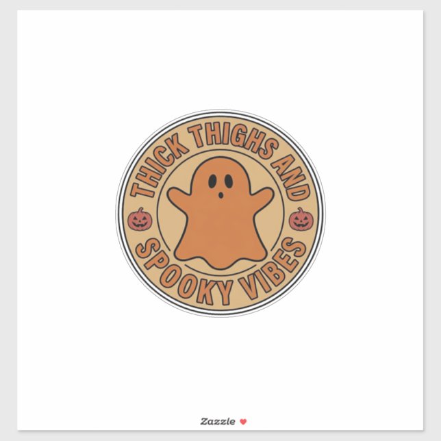 Thick Thighs and Spooky Vibes Ghost Halloween Tee_ (Sheet)