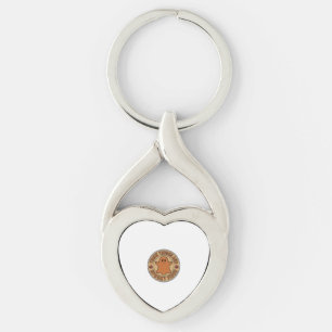 Thick Thighs and Spooky Vibes Ghost Halloween Tee_ Key Ring