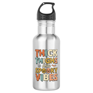 Thick Thighs and Spooky Vibes Halloween Shirt_1 532 Ml Water Bottle