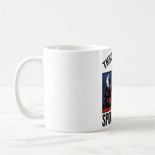 Thick Thighs And Spooky Vibes Halloween Shirt Desi Coffee Mug