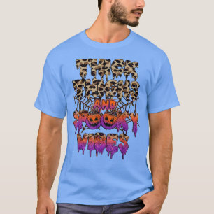 Thick Thighs Spooky Vibes Halloween Costume  T-Shirt