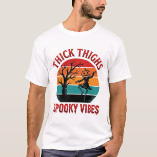 Thick Thighs Spooky Vibes Halloween Shirt Design_1