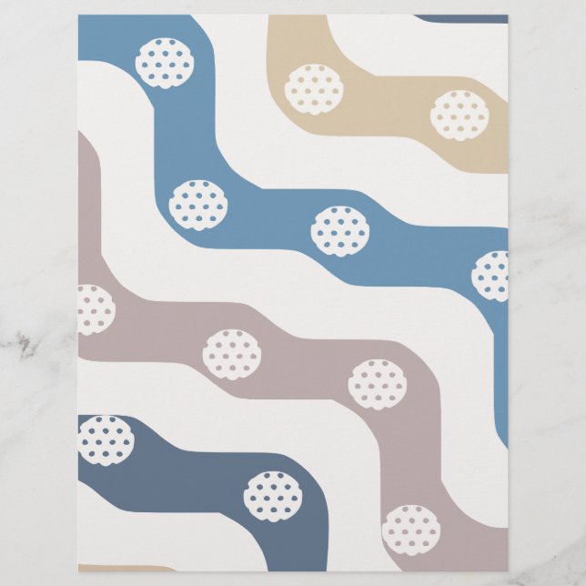 Thick Wavy line Paper (Front)