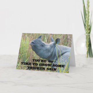 Thicker skin card