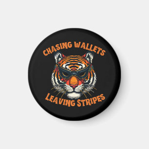 Thief tiger magnet