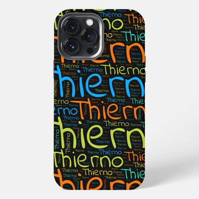 Thierno iPhone Case (Back)