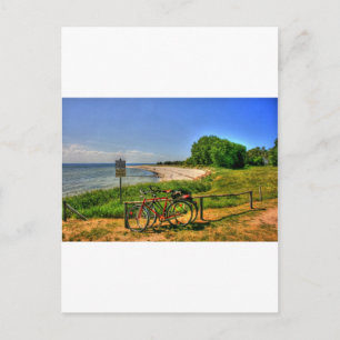 Thiessow Beach on Ruegen Island Postcard