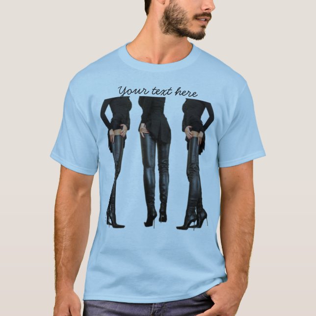 Thigh High Boot Models T-Shirt (Front)