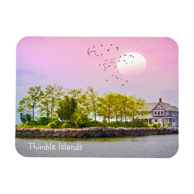 Thimble Islands Sunset Magnet (Horizontal)