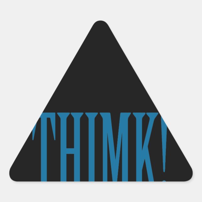THIMK! TRIANGLE STICKER (Front)